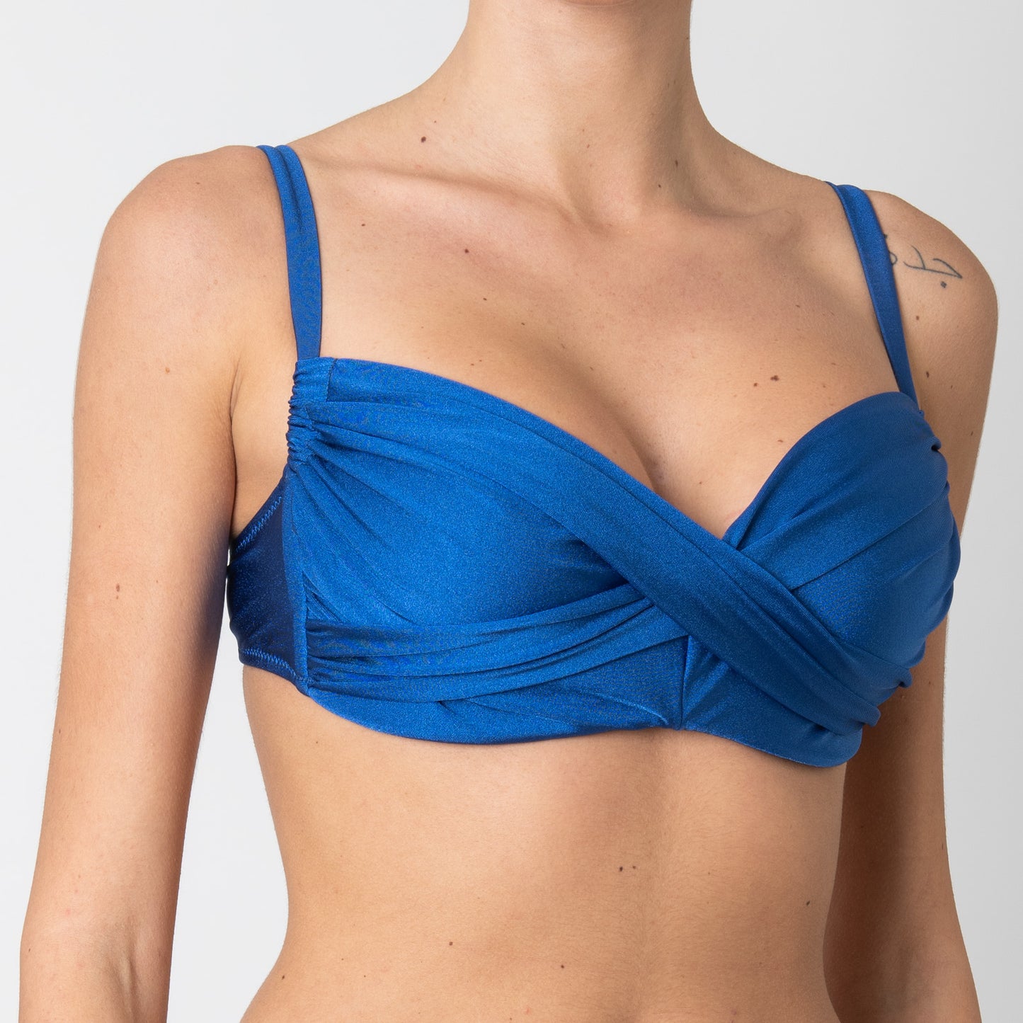 Top con ferretto Meg Blu Scuro